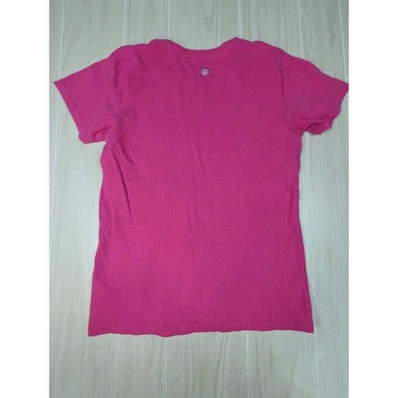 Life is Good T-Shirt Women's Small Pink Blue Palm Trees Outer Banks NC vintage - Picture 9 of 10